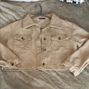 Beige Corduroy Jacket